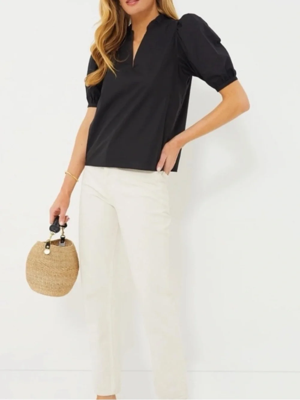 Hyacinth House Black Leigh Blouse | NWT | Size XS